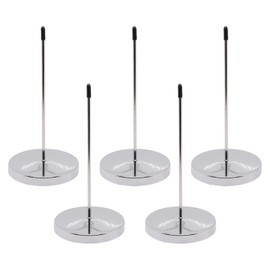BUXIMN 5pcs Ticket Stabber for Restaurant, Desk Receipt Spike Receipt Holder Spike Restaurant Ticket Holder Check Spindle 5.7 inch (Silver)