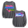 4 Colors Vibrant Heart Misery Studios Print Long Sleeve T