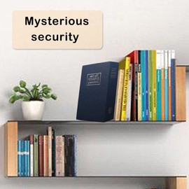 Book Safe, Lock with Key, Book Safe, Mini Safe, Key Cabinet, Key Safe, Book Safe, Book Safe in Bookshelf for Keys, Money and Jewellery, Gift for Family Friends