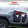 Goldfire Top Sunshade Mesh for Jeep Gladiator JT 2018-2023 4-Door