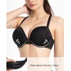 YANDW Racerback Push Up Padded Bras for Women Add 2