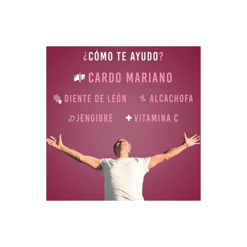 Cardo Mariano, Diente de Léon, Jengibre, Alcachofa y Vitamina C