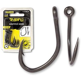 Black Cat DG Coating 1/0 Gripper Hooks Pack of 6