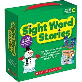 Sight Word Stories: Level C (Parent Pack): Fun Books That Teach 25 Sight Words to Help New Readers Soar (Scholastic Guided Reading Level C)