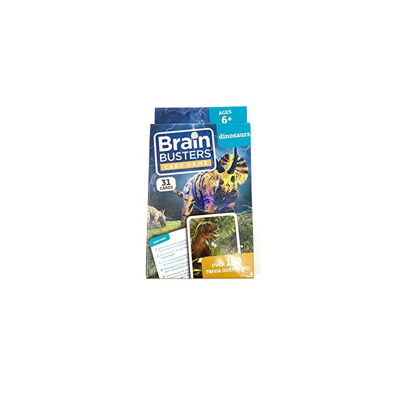 Brain Busters Card Game with Over 150 Trivia Questions Educational