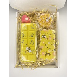 Strong scented Snow Angel* 55g Snap Bar Gift Box wax melt with Ecosoy, natural mica and Vegan friendly