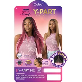 Outre Lace Front Wig - Perfect Hair Line - Swoop Series Y-Part 202 (DRST JADE BLUE)