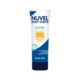 Nuvel Protector Solar Corporal y Facial FPS 50  Bloqueador Solar con Amplio Espectro UVAUVB  Resistente al Agua, Rpida Absorcin, No Graso, Sin...     