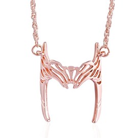 Sphers Scarlet Witch Necklace Wanda Maximoff Necklace Superhero Wanda Headpiece Pendant Women Gift