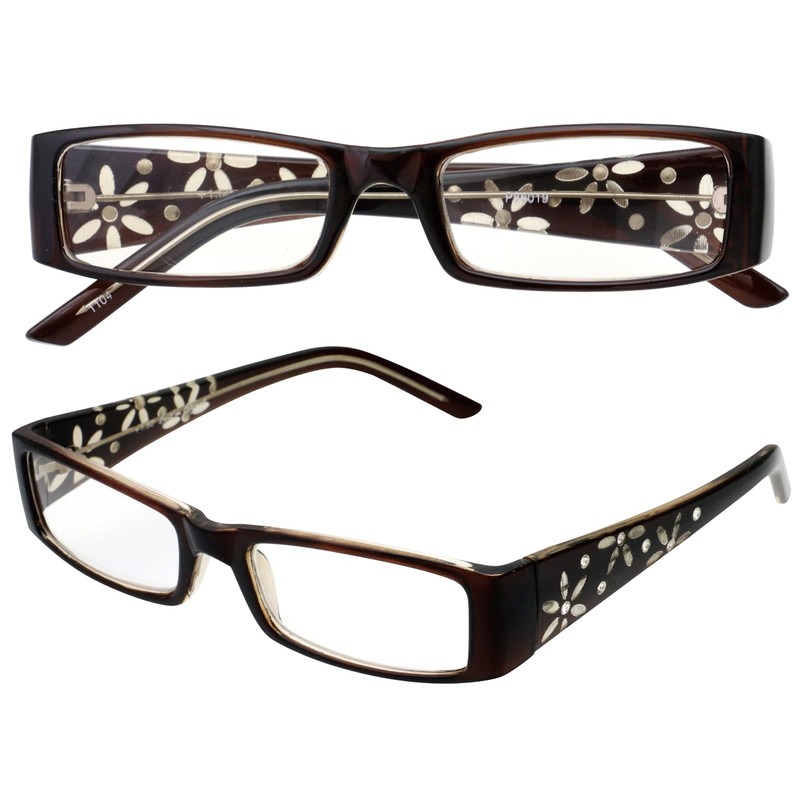 [シニア”愛”クラブ] senior eye club SP86019BR350 老眼鏡 眼鏡 3.5 レディース メンズ