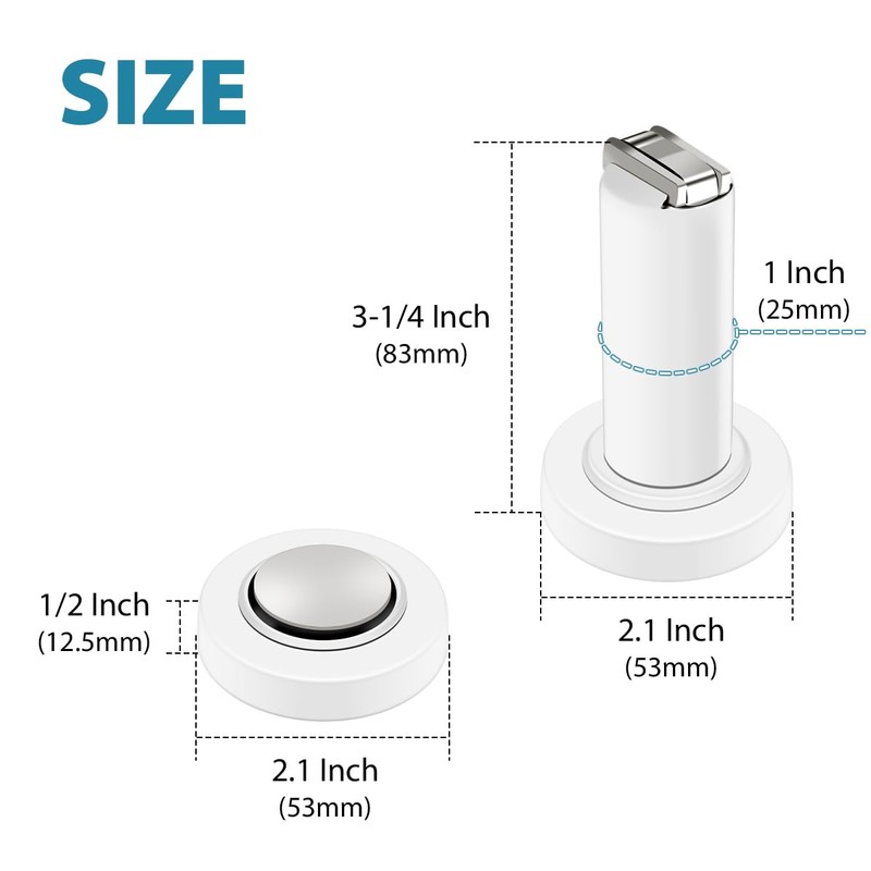Door Stops Magnetic Door Stoppers White Magnetic Door Holders Door