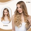 SARLA Invisible Wire Hair Extensions with 3 Clips Long 18