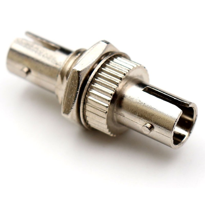 TEZONG ST Female to ST Female Fiber Coupler Singlemode/Multimode Simplex