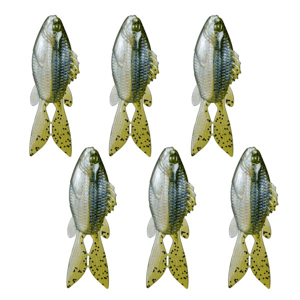 6th Sense FlipGill Soft Swimbait – 3.8” Realistic Bluegill Profile