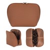 Neceser de viaje para mujer, neceser impermeable con soporte para
