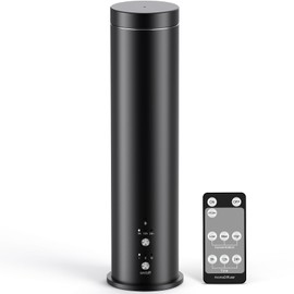 WEKELL Waterless Essential Oil Diffuser for Large Room, 1000 Sq Ft Coverage, Scent Diffuser for Home, Office, Hotel and Spas - Aromatherapy Diffuser Fragrance Oil Machine, Remote Control, Timer, Black