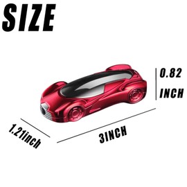 MYCHUS Butane Lighter, Cool, Creative Sports Car Shape, Fillable, Adjustable, Windproof Lighter, Gifts for Men（No Gas）