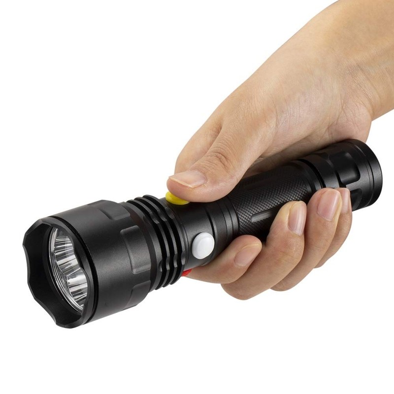WINDFIRE LED Flashlight, Super Bright Tactical Flashlight with Red, Green,
