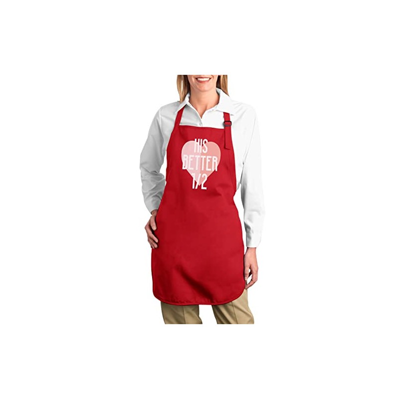 Fabulous Premium-Küchenschürze Rot His Better Half Wedding Anniversary Celebration Gift