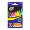 BAZIC 8 Color Premium Quality Crayon