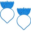 The Dreidel Company Hanukkah Menorah Headband, Light Up Flashing, Glow