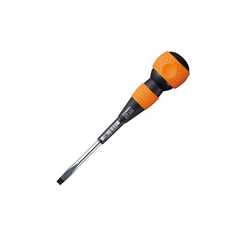 VESSEL Ball Grip Screwdriver -6x100 (1/4"x4") No.220 220S6100
