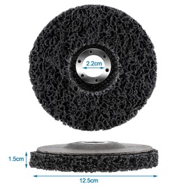 125 mm CSD Disc Sanding Disc, 5 Pieces, Black Cleaning Disc Set, Sanding Disc Nylon Fabric Disc, Clean Strip Disc, Remove Paint, Rust