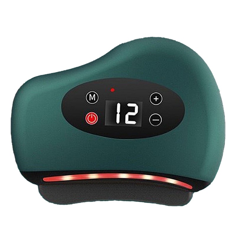 Electric Gua Sha Massager 12 Vibration Heating Gears Constant Temperature