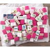 Pink US Local Stock Acrylic American Mahjong Tiles Pink 4-layer
