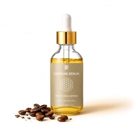 Serum Facial Con Cafeína - Beauty Freedom Caffeine Serum 35ml - Con Ácido Hialurónico, Niacinamida, Extracto De Té Verde Y Aloe Vera - Para Contorno  