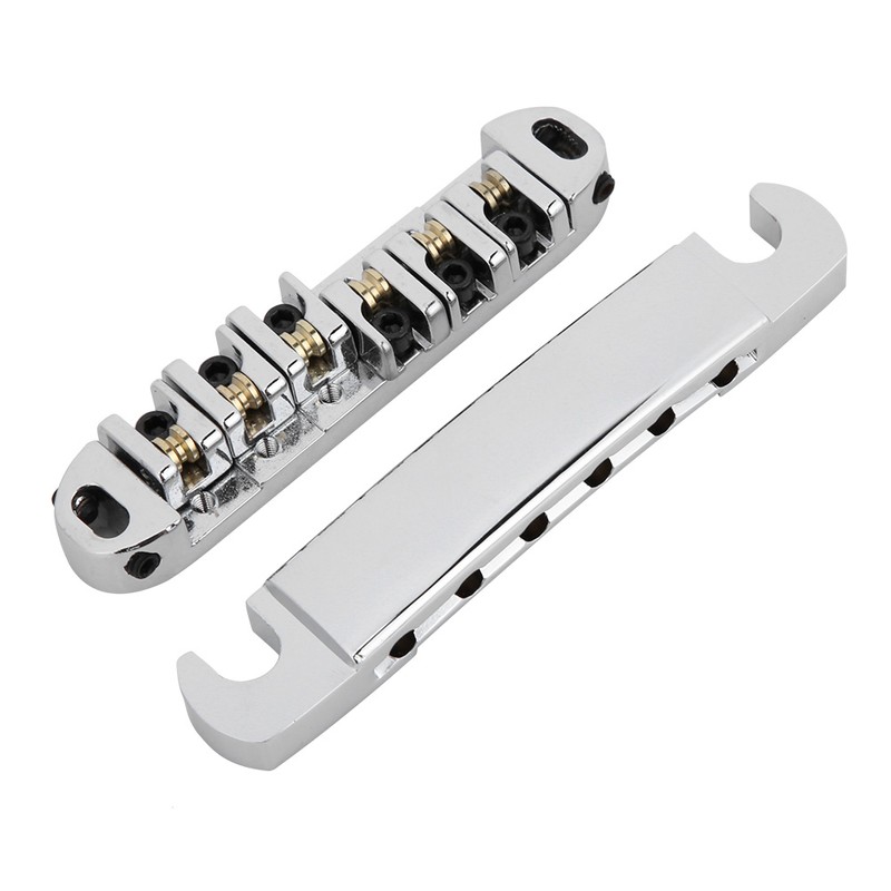 GA102 Electrical Guitar Roller Bridge Guitar Accessory Metal Guitar Bridge