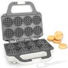 SugarWhisk Mini Waffle Maker Machine, Tiny Waffle Bites Iron for