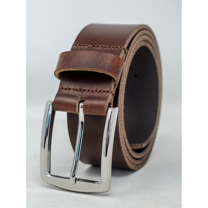 Ashford Ridge 40mm Full Grain Leather Belt with Classic Buckle,