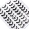 Oreola False Eyelashes, Dramatic Fluffy Faux Mink Eyelashes, Pack of