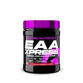 Scitec Nutrition EAA Xpress - Essential Amino Acids with Full Spectrum - 3400 mg BCAA, 7160 mg EAA - Gluten Free, Sugar Free, Lactose Free, 400 g, Watermelon Strawberry
