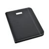 Arpan Black Leather Look A4 Zipped Conference Folder with Calculator