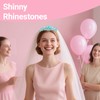 3Pcs Bride to Be Crown with Sash and Veil for