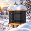Winter Beehive Wrap for 2 Deep Boxes – Adjustable 600D