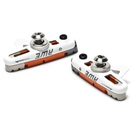 AWE® White Cassette Road Brake Blocks Grey/Orange/White 55mm