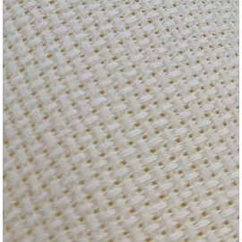 12" x 59" 14CT Counted Cotton Aida Cloth Cross Stitch Fabric (cream)