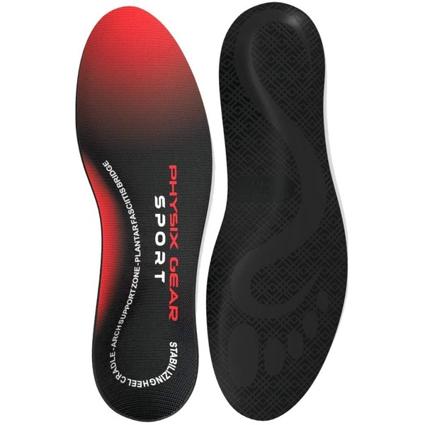 Physix Gear Insoles for Men & Women, Durable Shoe Inserts