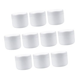 OATIPHO 10pcs Cream Powder Bottles for Cosmetics Squeezable Travel Containers Leak Jars