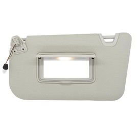 NHILES Driver Left Side Sun Visor Replacement Fits for Nissan Rogue X-Trail 2014-2020 Sunshade with Light 96401-4BA3E 96401-4BA1D Color: Gray