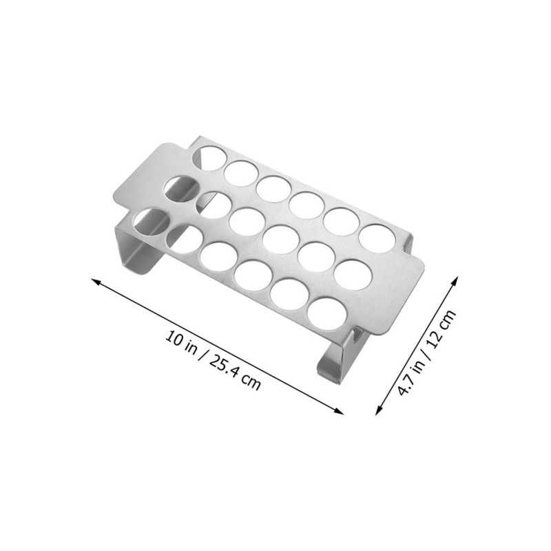 LALAFINA 2pcs Stainless Steel Grill Rack for Bbq Pepper Cooking