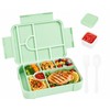 45 oz Leakproof Bento Lunch Box for Adults, Microwave Safe