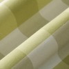 VOGOL Buffalo Check Green and White Gingham Plaid Valances for