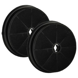 vhbw 2x Aktivkohlefilter kompatibel mit Beko HCG 91531 X, CWB 9910 X Dunstabzugshaube - 19 cm