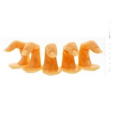 10 Pcs Acrylic Uv Gel Nail Art Flase Practice Finger Training Display Decoration Tool