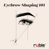 Rubis Classic Stainless Steel Slanted Tweezers for Precise Eyebrows and