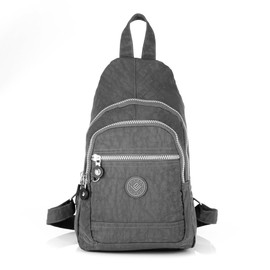 ekavale Lightweight Mini Backpack for Women Girls Boys Sporty Daypack for Leisure Bicycle Sports Hiking Travel 6 Colours (Grey), gray